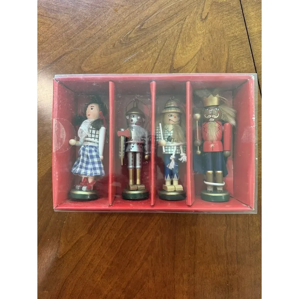 NEW 4 Wizard of Oz Nutcracker Christmas Ornaments-Macy’s Holiday Lane Sealed Box